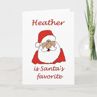 heather Christmas Holiday Card