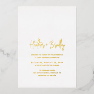 Heather Elegant Minimal Modern Wedding