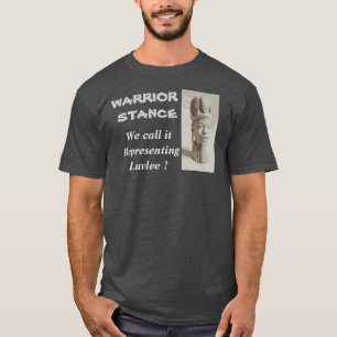 Heather grey Warrior Stance tee