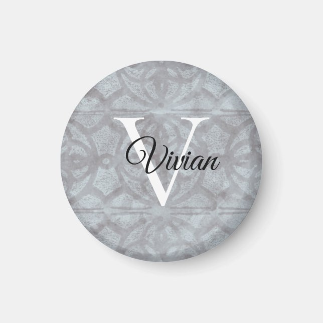 Heather Grey Watercolor Magnet (Front)
