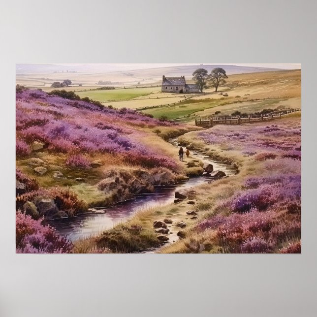 Heather Moorland  Poster (Front)