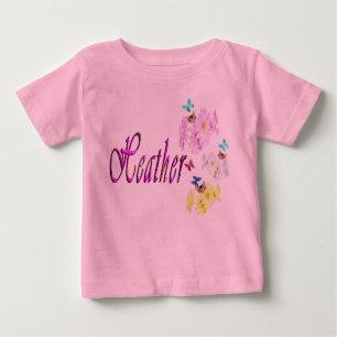 Heather, Name, With Kittens, Baby T-Shirt