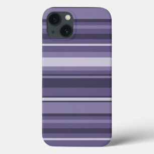 Heather purple stripes Case-Mate iPhone case