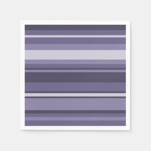 Heather purple stripes napkin