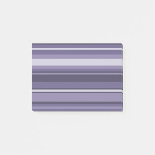 Heather purple stripes post-it notes