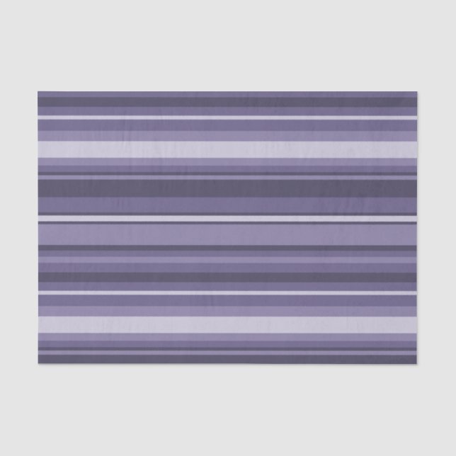 Heather purple stripes tissue paper (Front)