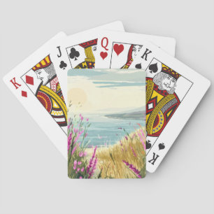 Heather’s Embrace by the Sea Playing Cards