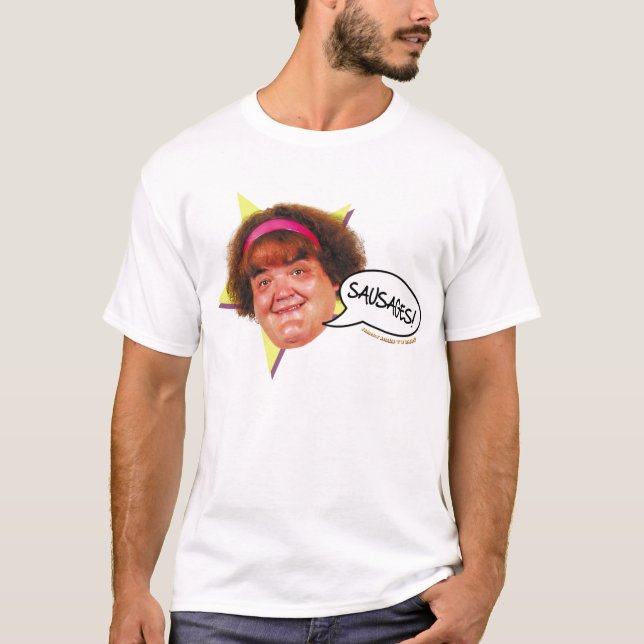 Heather Sausages t-shirt (Front)