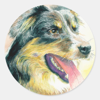 Heather the Border Collie Stickers