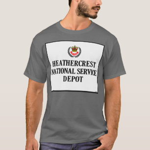 HEATHERCREST NATIONAL SERVICE DEPOT Carry On Serge T-Shirt