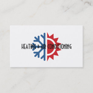 Heating and Air Conditioning Business Card