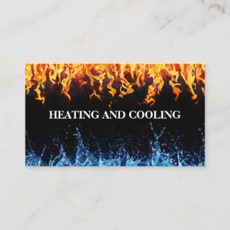 Heating and Cooling Business Card