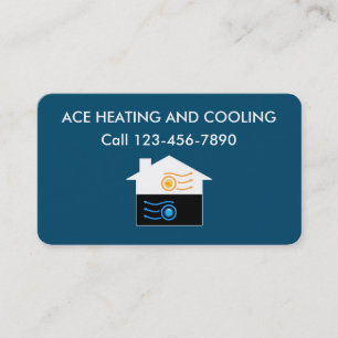 Heating And Cooling Business Cards