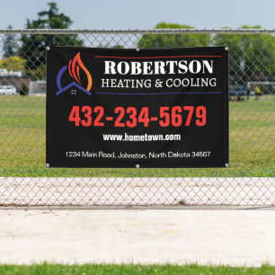Heating and Cooling HVAC Banner