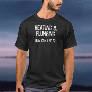 Heating and Plumbing Company Business T-Shirt