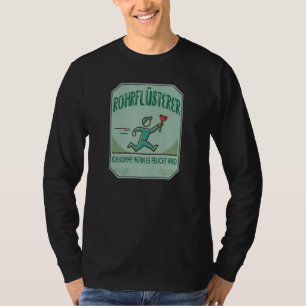 Heating Builder Pipe Whisperer Plumber T-Shirt