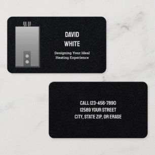 Heating Engineer Business Card