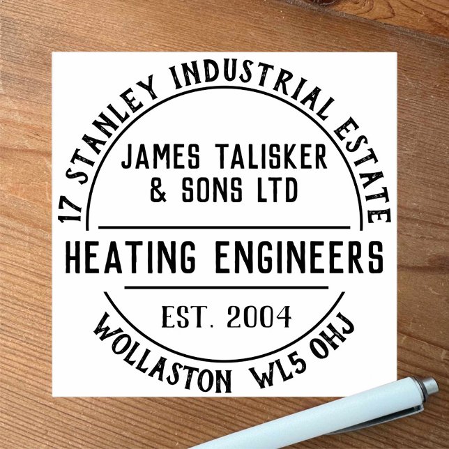 Heating Engineers Rubber Stamp (Creator Uploaded)