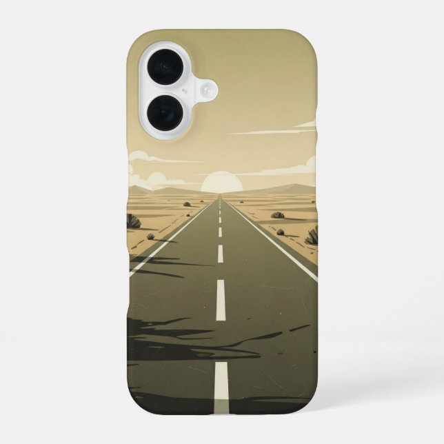 Heatline Horizon iPhone 16 Case (Back)