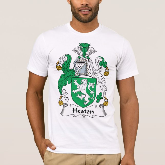 Heaton Family Crest T-Shirt (Front)