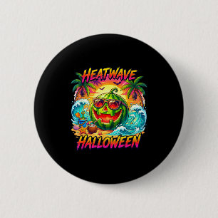 Heatwave halloween melon jack o lantern 6 cm round badge
