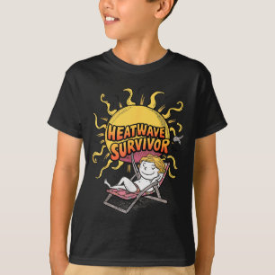 Heatwave survivor summer hot weather beach sun T-Shirt