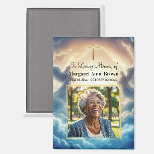 Heaven and Angels Celebration Of Life Photo Magnet