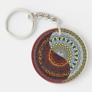 Heaven and Hell Acrylic Keychain