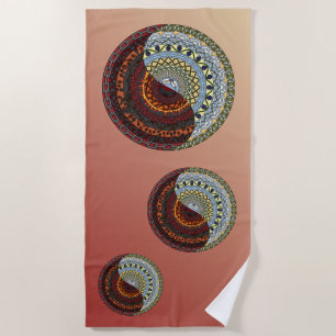 Heaven and Hell Beach Towel
