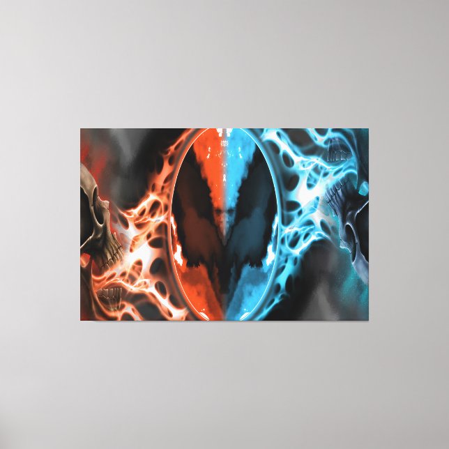 Heaven and Hell Canvas Print (Front)