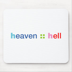 Heaven and Hell Mouse Pad