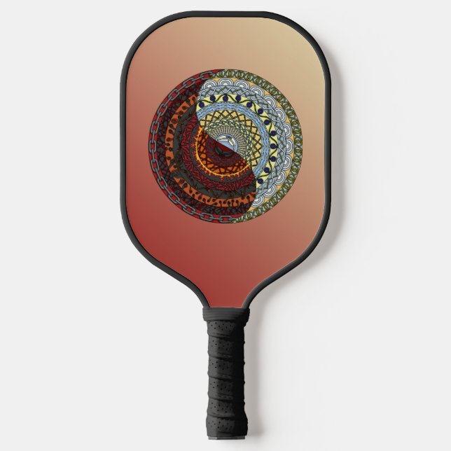 Heaven and Hell Pickleball Paddle (Front)