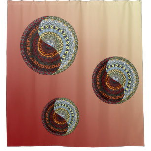 Heaven and Hell Shower Curtain