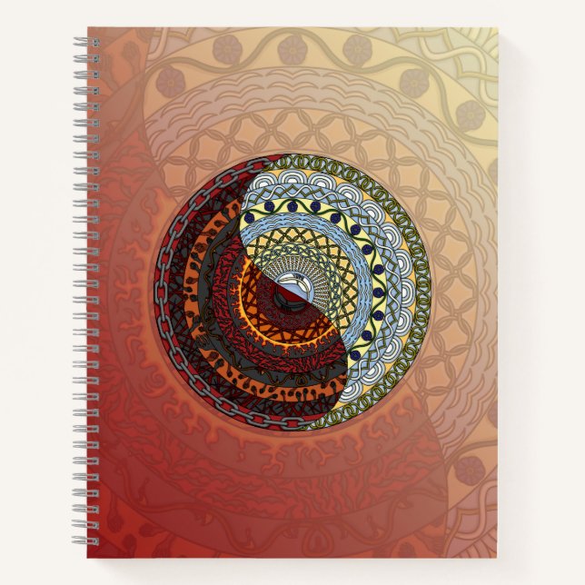 Heaven and Hell Spiral Notebook (Front)