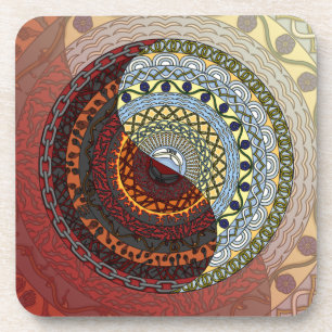 Heaven and Hell Square Coaster