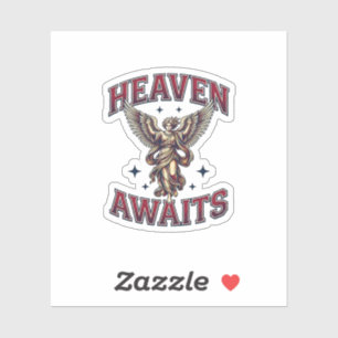 Heaven Awaits Gothic Angel Vintage Engraving Shirt