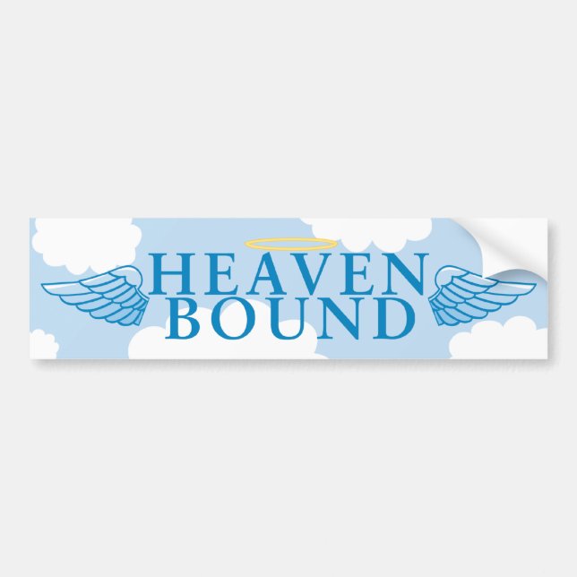 Heaven Bound Bumper Sticker (Front)