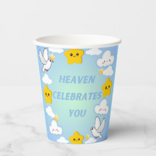 Heaven Celebrates You Christian Paper Cups