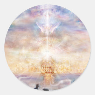 Heaven Classic Round Sticker