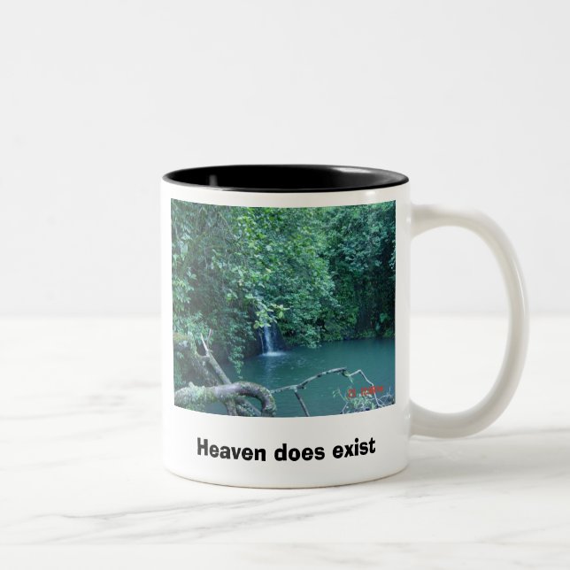 Heaven does exist Two-Tone coffee mug (Right)
