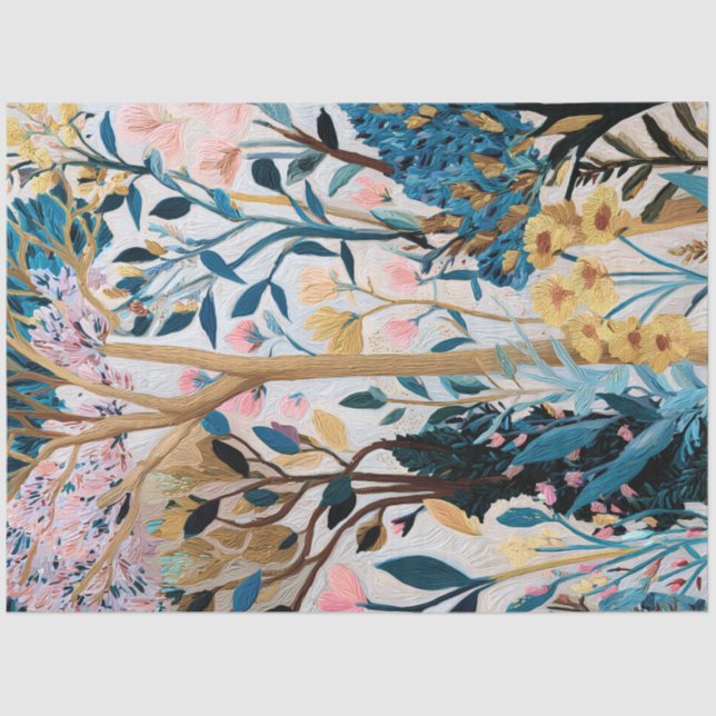 Heaven Floral Mousseline Paper (Front)