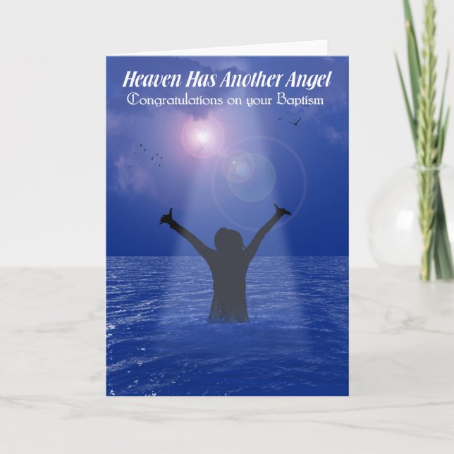 HEAVEN HAS ANOTHER ANGEL (Female) Card (Front)