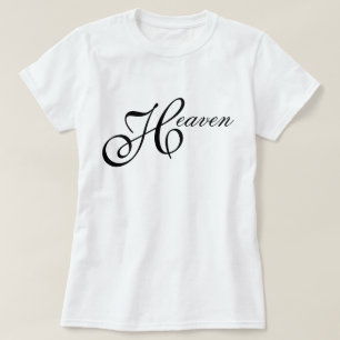 "Heaven" iconic minimalist chic aesthetic script T-Shirt