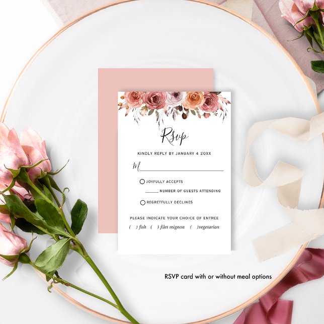 Heaven in Rose Floral with/without meal RSVP (Creator Uploaded)