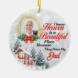 Heaven is a Beautiful Place Round Ornament Bundle 