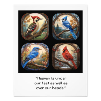 Heaven is under our feet photo print
