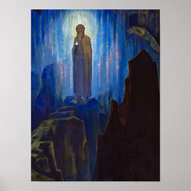 Heaven Light by Nicholas Roerich Poster (Front)
