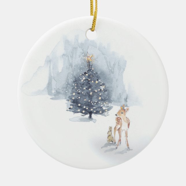 Heaven & Nature Ceramic Tree Decoration (Front)