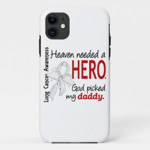 Heaven Needed A Hero Daddy Lung Cancer Case-Mate iPhone Case