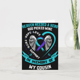 Heaven Needed A Hero God Cked My Cousin Suicide  Card